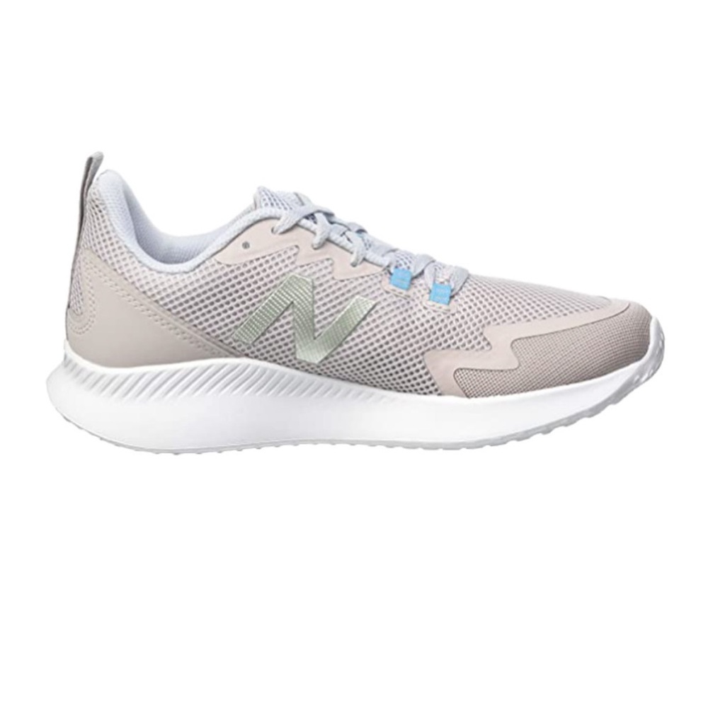 New Balance Ryval Run Gray and Blue Athletic Shoes with Modern Design